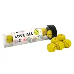 Tube de chocolats en forme de balle de tennis 5 po