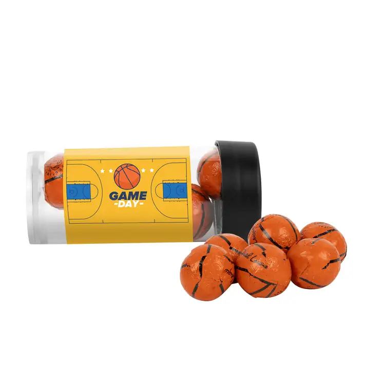 Tube de chocolats en forme de ballon de basketball 3 po #2
