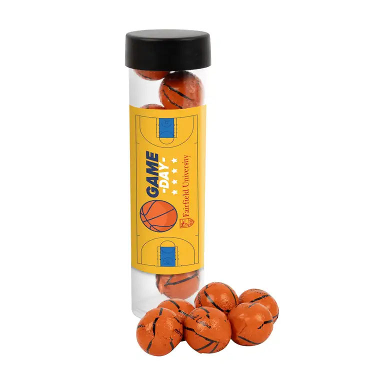 Tube de chocolats en forme de ballon de basketball 5 po #3