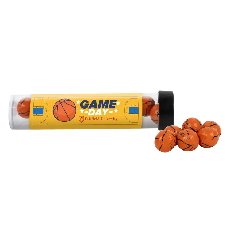 6-inch Tube with basketball-shaped chocolates #2