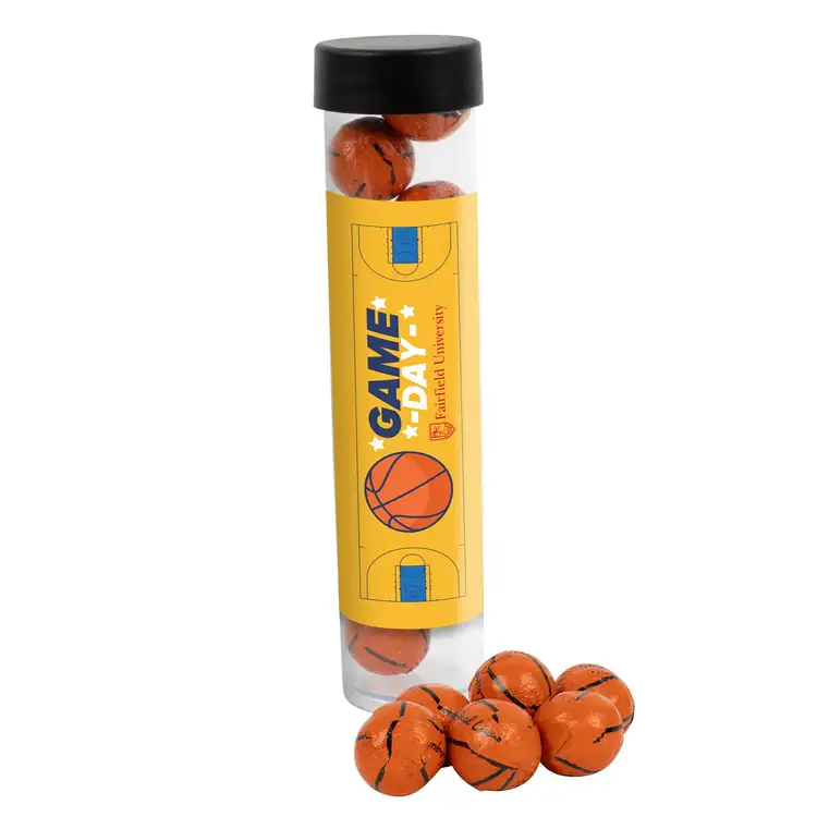 6-inch Tube with basketball-shaped chocolates #3