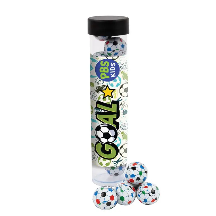 6-inch Tube with soccer-ball-shaped chocolates #3