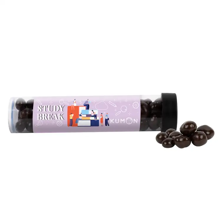 Tube de grains de café espresso enrobés de chocolat 6 po #2