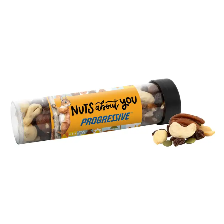 5-inch Tube with trail mix