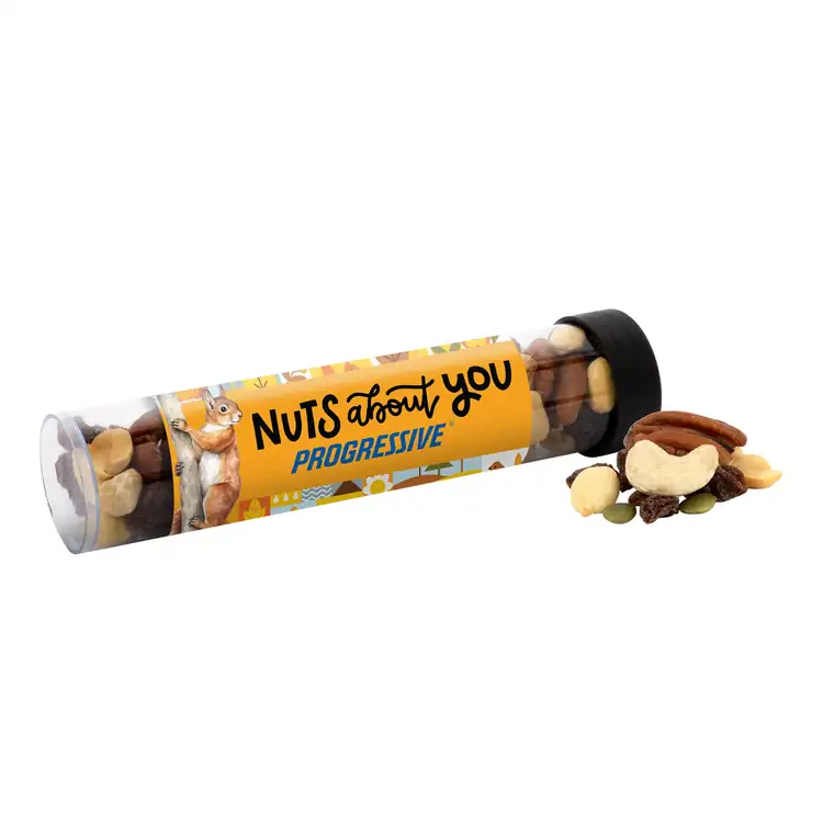6-inch Tube with trail mix
