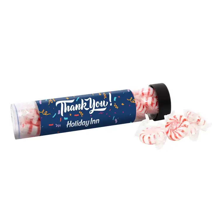 6-inch Tube with Starlight peppermint mints