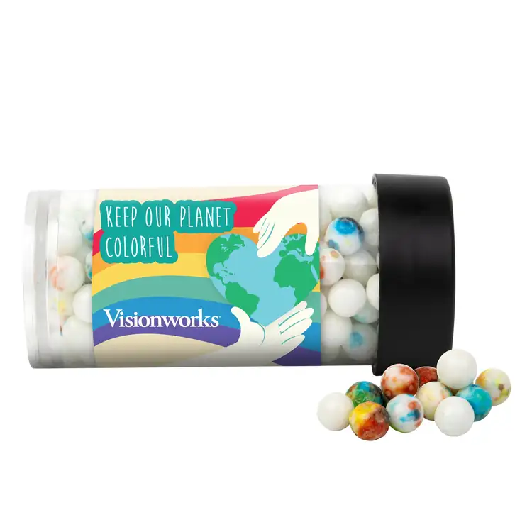 3-inch Tube with mini jawbreakers #2