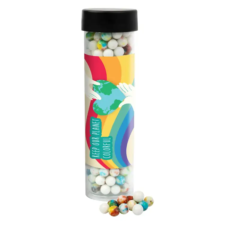 5-inch Tube with mini jawbreakers #2