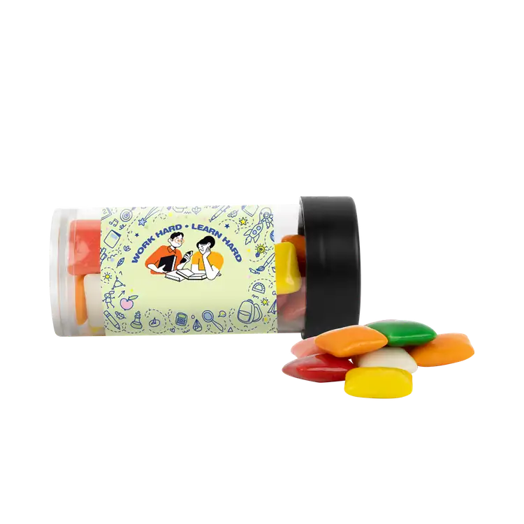 Tube de mini gommes Chicklets 3 po #2