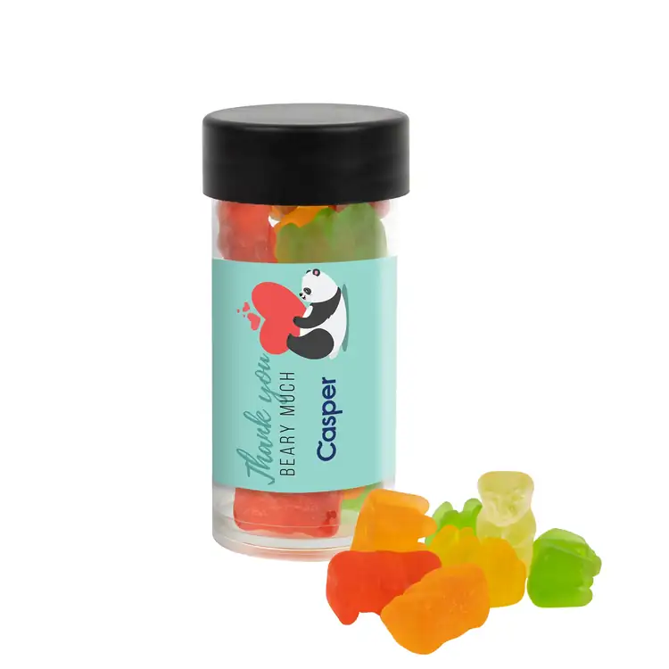 3-inch Tube with Clever Candy gummy bears #3
