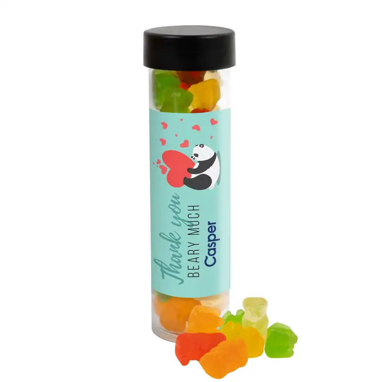 5-inch Tube with Clever Candy gummy bears #3