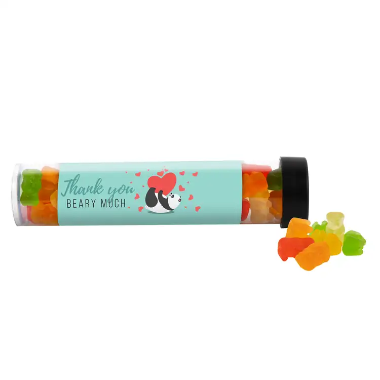 6-inch Tube with Clever Candy gummy bears #2