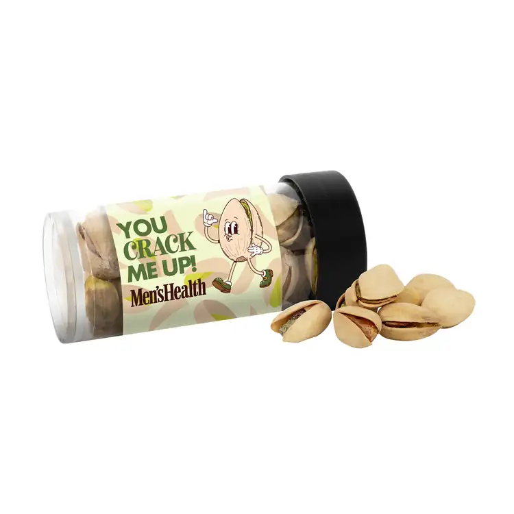 3-inch Tube with pistachios