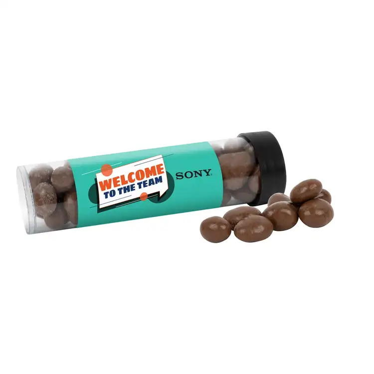 Tube de raisins enrobés de chocolat 5 po