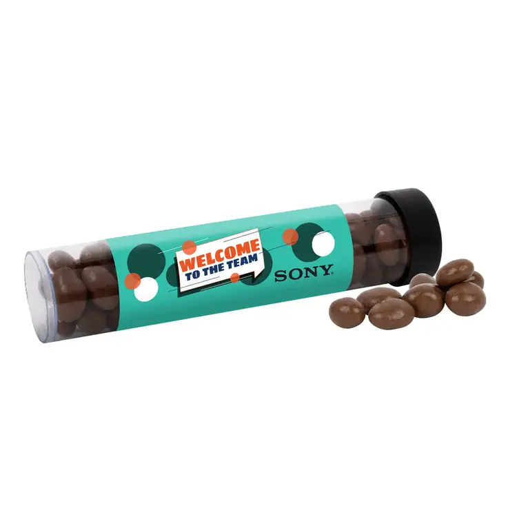 Tube de raisins enrobés de chocolat 6 po