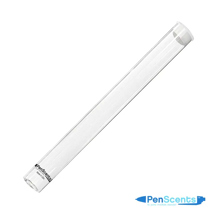 Tube transparent PenScents pour un stylo