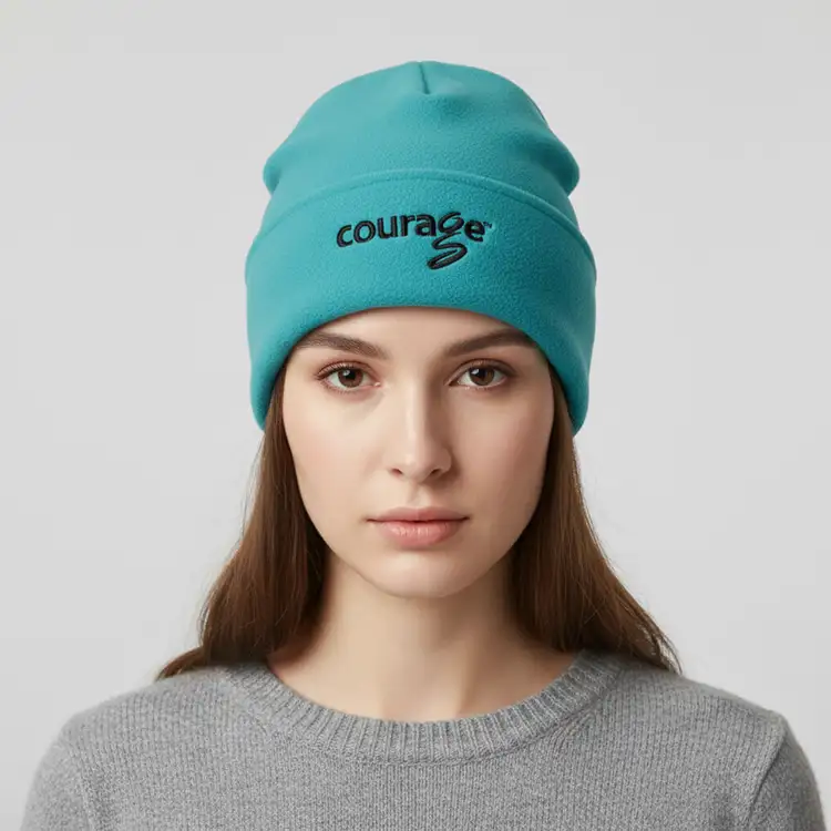 Cuffed Polar Fleece Beanie #2