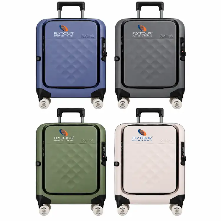 Rollink Flex 360 Spinner Pro 21 inch Foldable Carry-On Suitcase