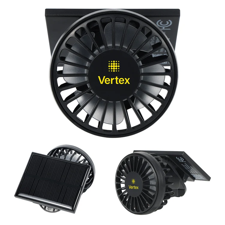 Cool Aid Solar-Powered Portable Fan With Clip