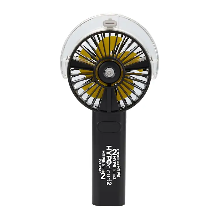 Ventilateur rechargeable avec brumisateur et écran DEL