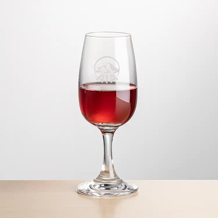 Carlton Sherry and Port Glass 4.5 oz - Deep Etch