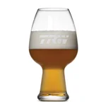 Aragon Wheat Beer Glass 26 oz - Deep Etch