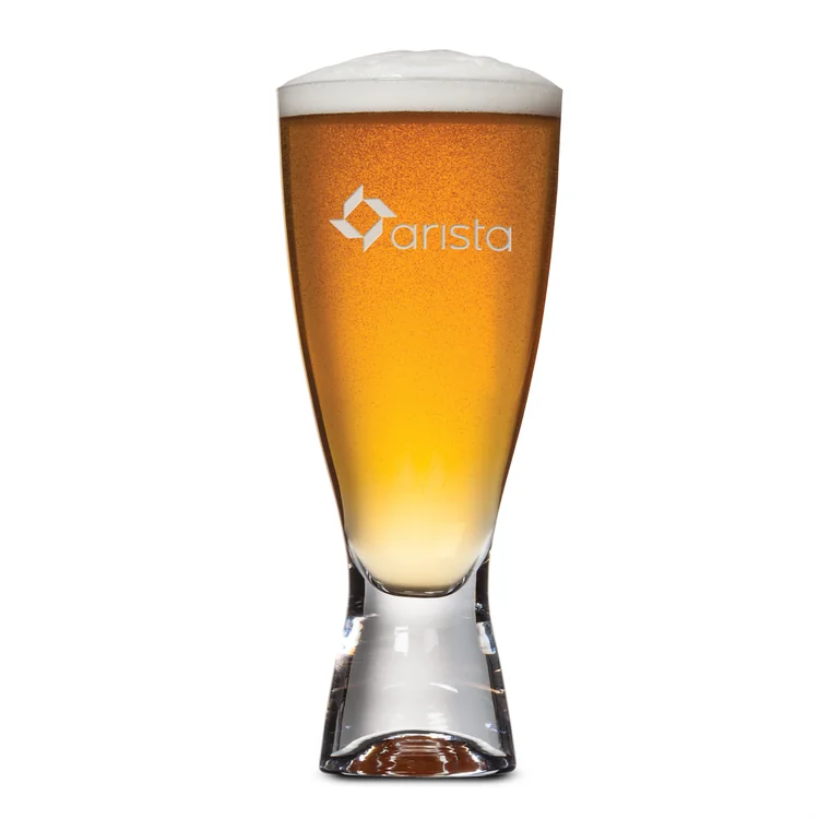 Bastien Beer Glass 12 oz - Deep Etch