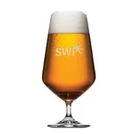 Breckland Beer Glass 18 oz - Deep Etch