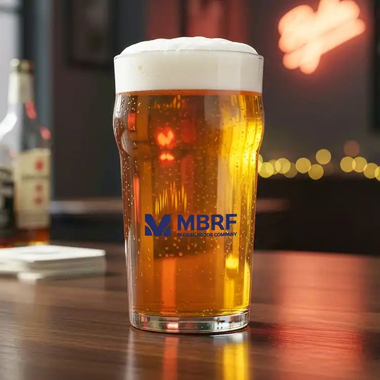 Burckhardt Beer Glass 16 oz - Imprinted #2