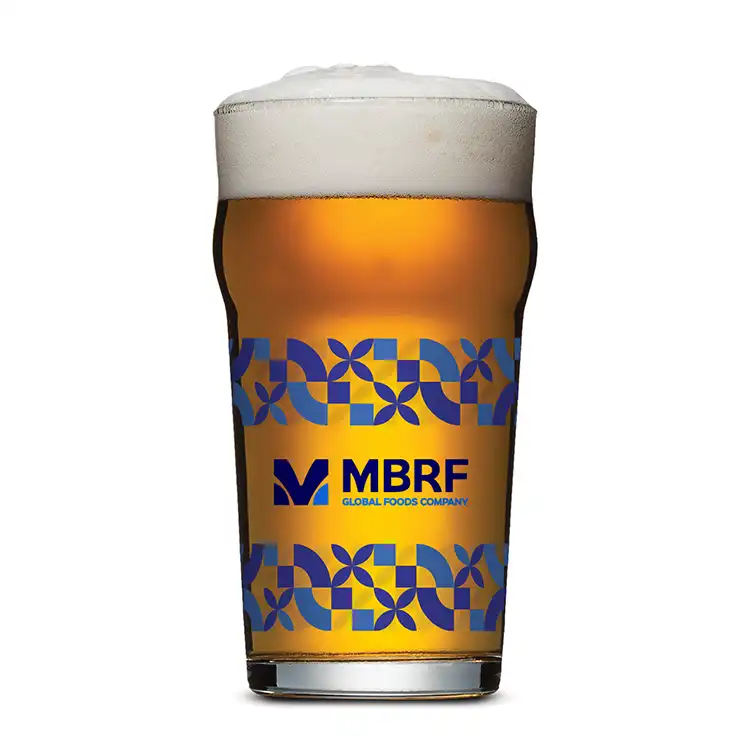 Burckhardt Beer Glass 16 oz - Full Color