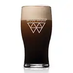 Elmhurst Beer Glass 19.5 oz - Deep Etch