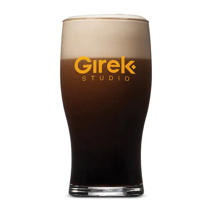 Elmhurst Beer Glass 19.5 oz - Imprinted