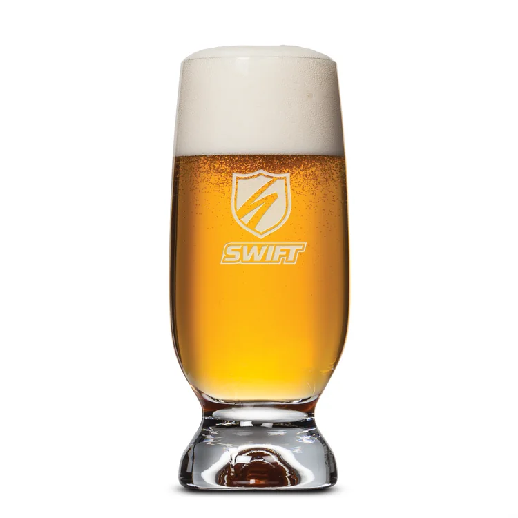 Marland Beer Glass 12 oz - Deep Etch