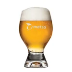 Octavia Beer Glass 15 oz - Deep Etch
