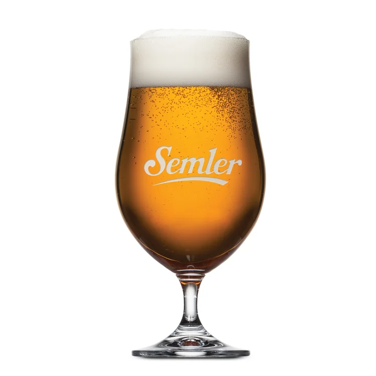 Rochdale Beer Glass 18.5 oz - Deep Etch