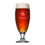 Verre à bière Rondeau Pilsner sur pied 16 oz - Gravure