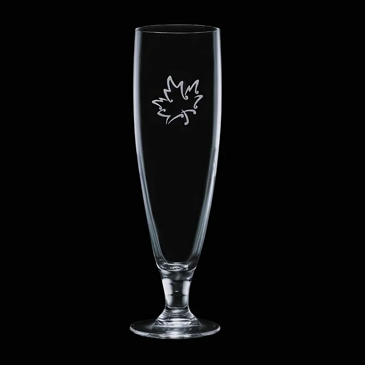 Southport Pilsner Beer Glass 12 oz - Deep Etch