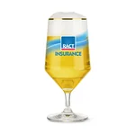 Tucson Beer Glass 15 oz with Gold Rim - Multicolor
