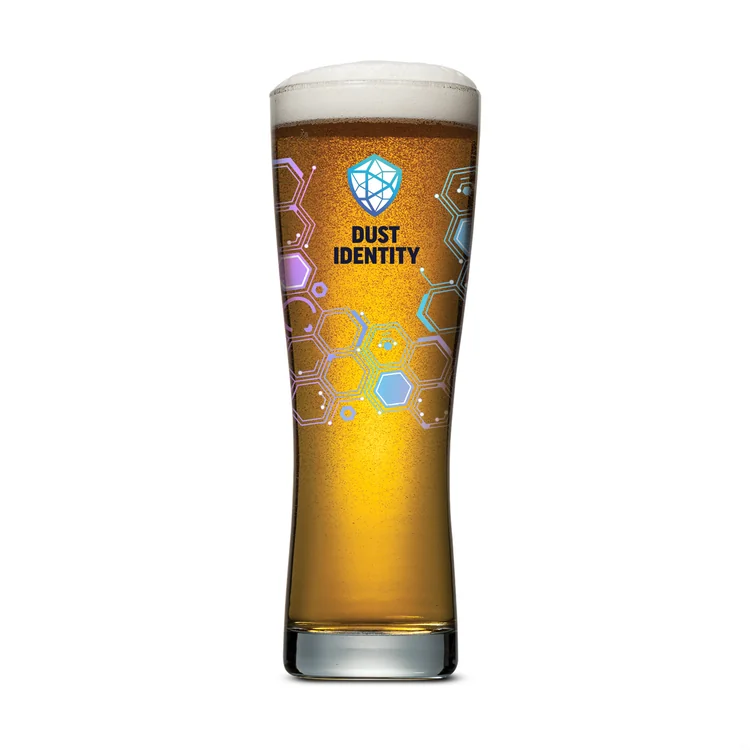 Wilburton Pilsner Beer Glass 20 oz - Multicolor