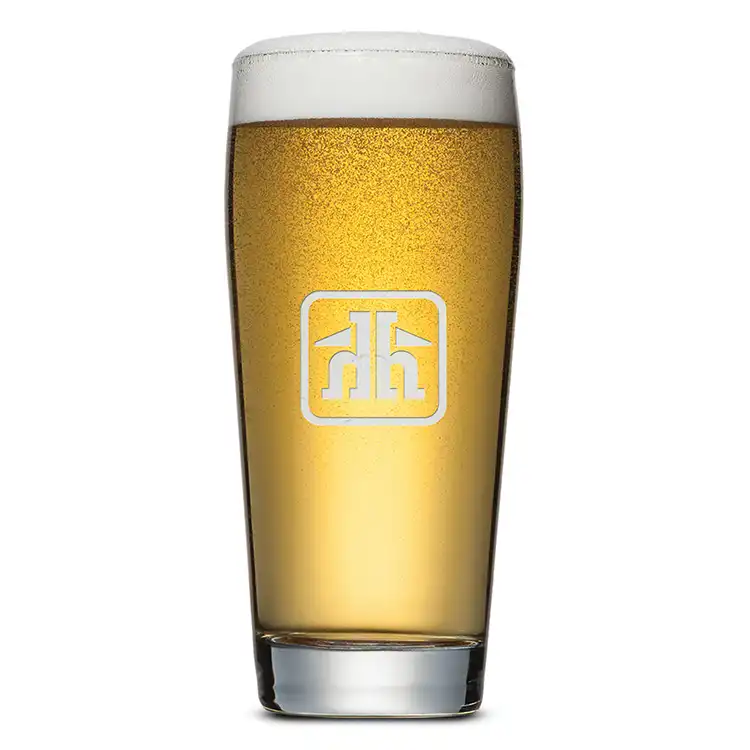 Wilmington Beer Glass 20 oz - Deep Etch