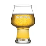 Aragon Cider Glass 17 oz - Deep Etch