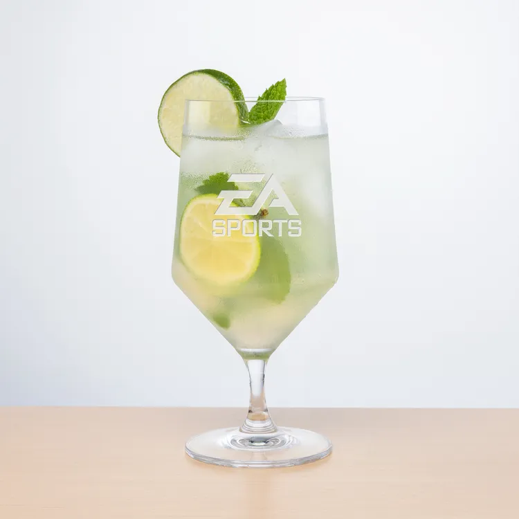 Tucson 15 oz Cocktail Glass - Deep Etch