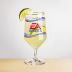 Tucson 15 oz Gold Rim Cocktail Glass - Multicolor