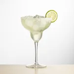 St Tropez 13 oz Margarita Glass - Deep Etch