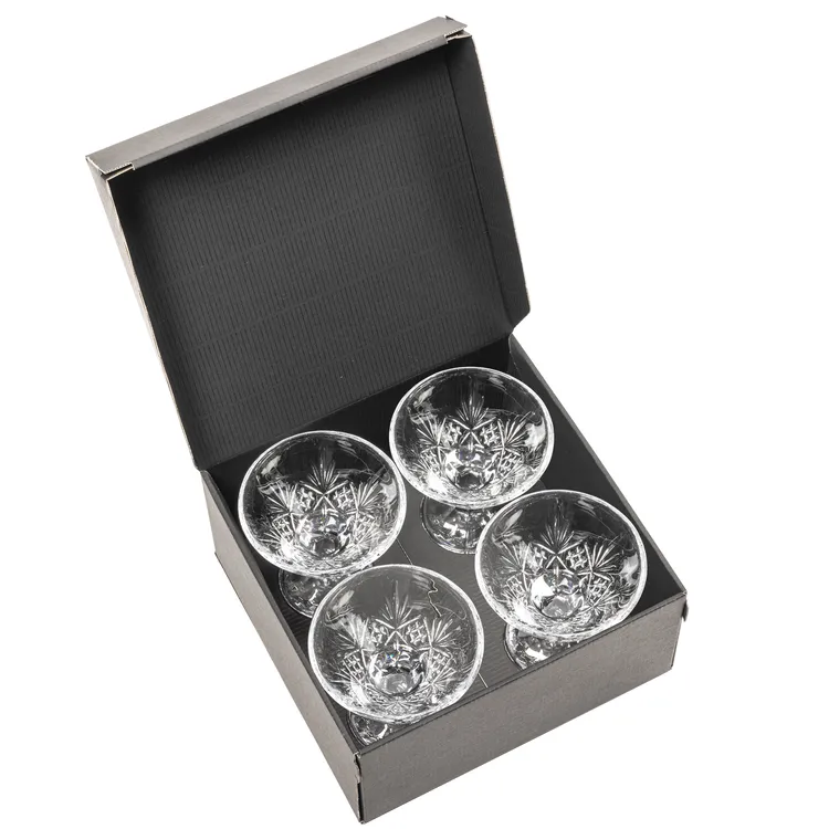 Brinkley 6 oz Martini Glass - Deep Etch #4