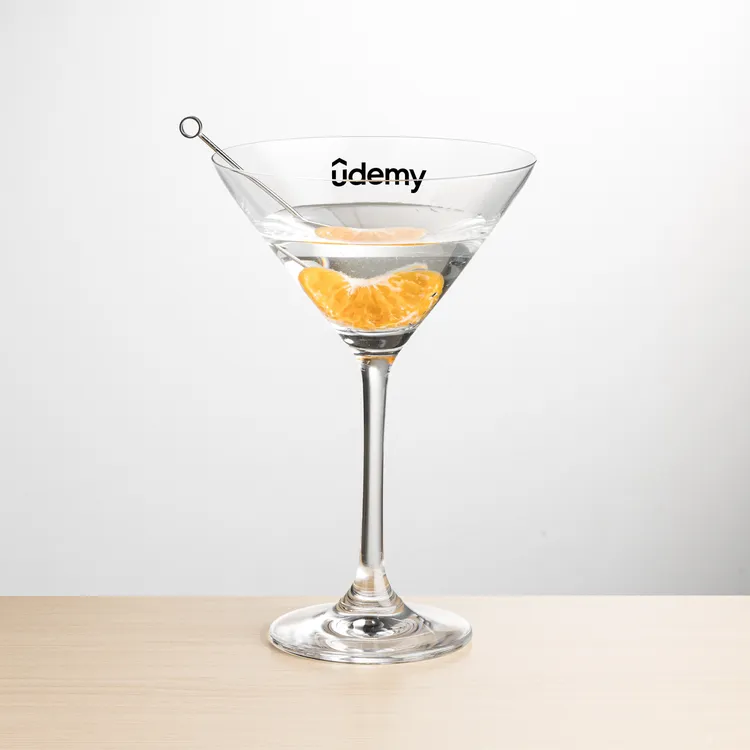 Burlington 9 oz Martini Glass - Imprinted