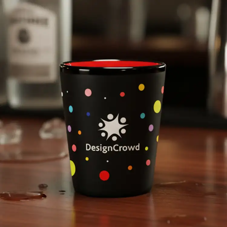 Balmes Ceramic Shot Glass 1.5 oz - Multicolor #13