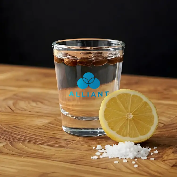 Hofman Shot Glass 1.75 oz Imprinted #2