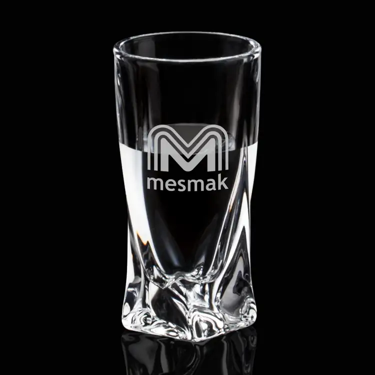 Oasis Shot Glass 1.75 oz Deep Etch