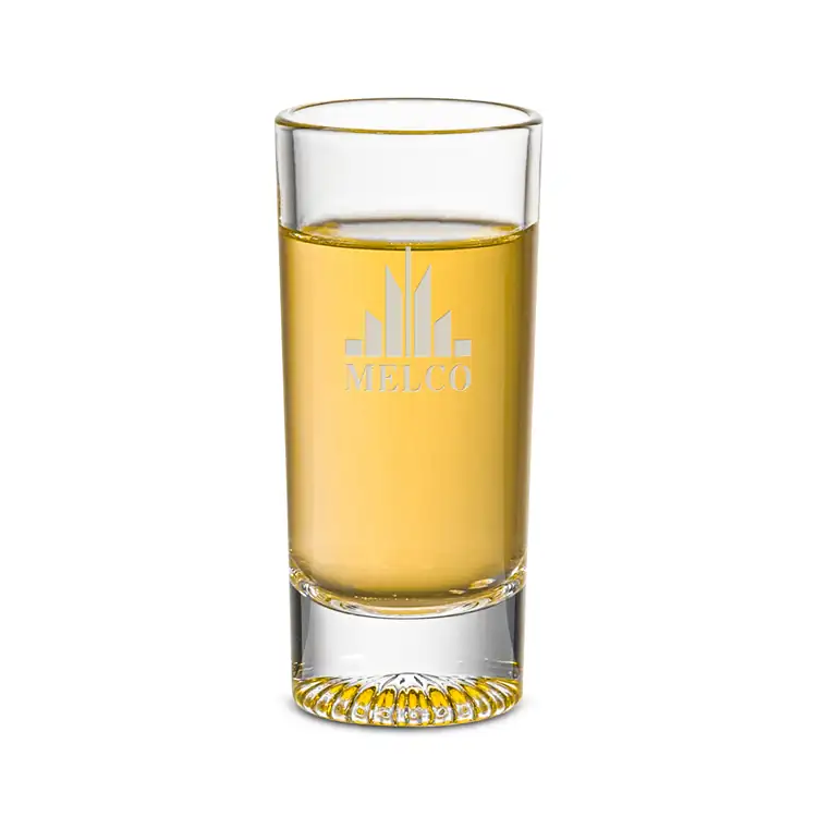 Romford Shot Glass 2 oz Deep Etch